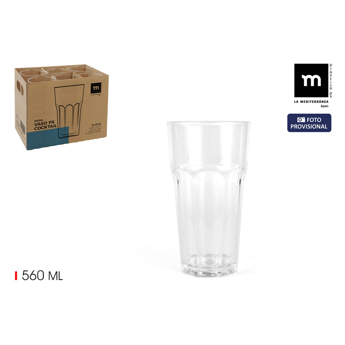 Bicchiere di acqua La Mediterránea (24 Unità) 3 S2235358_1