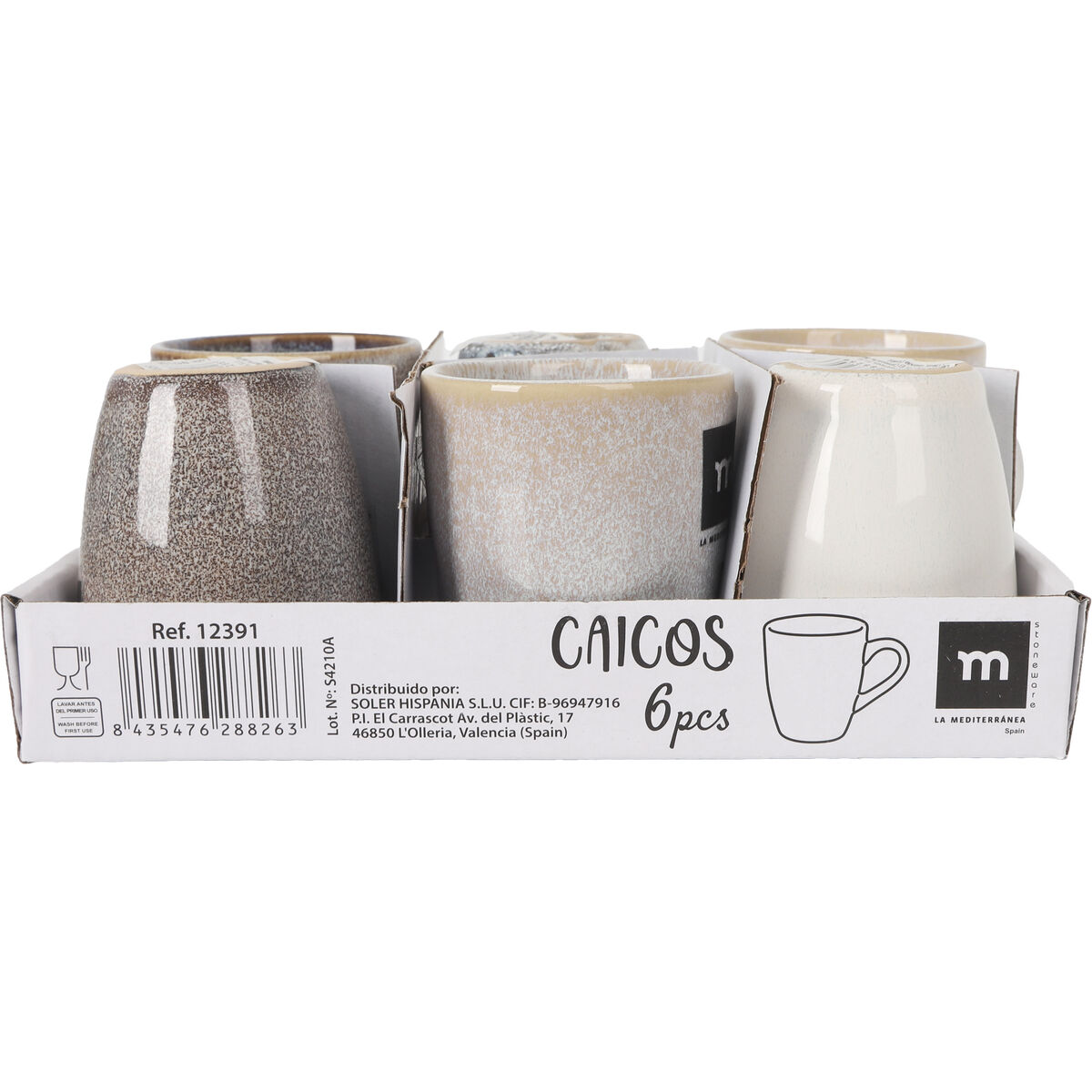 Tazza Mug Inde 90 ml (36 Unità) 3 S2237645_1