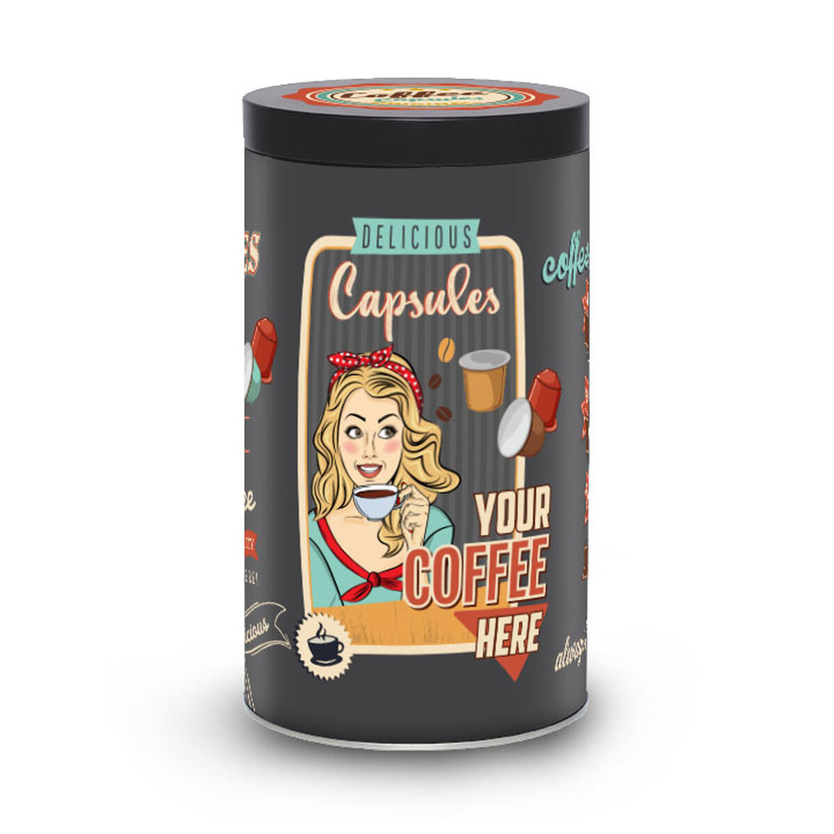 Barattolo in Metallo Quttin Capsules (12 Unità) 5 S2238702_3