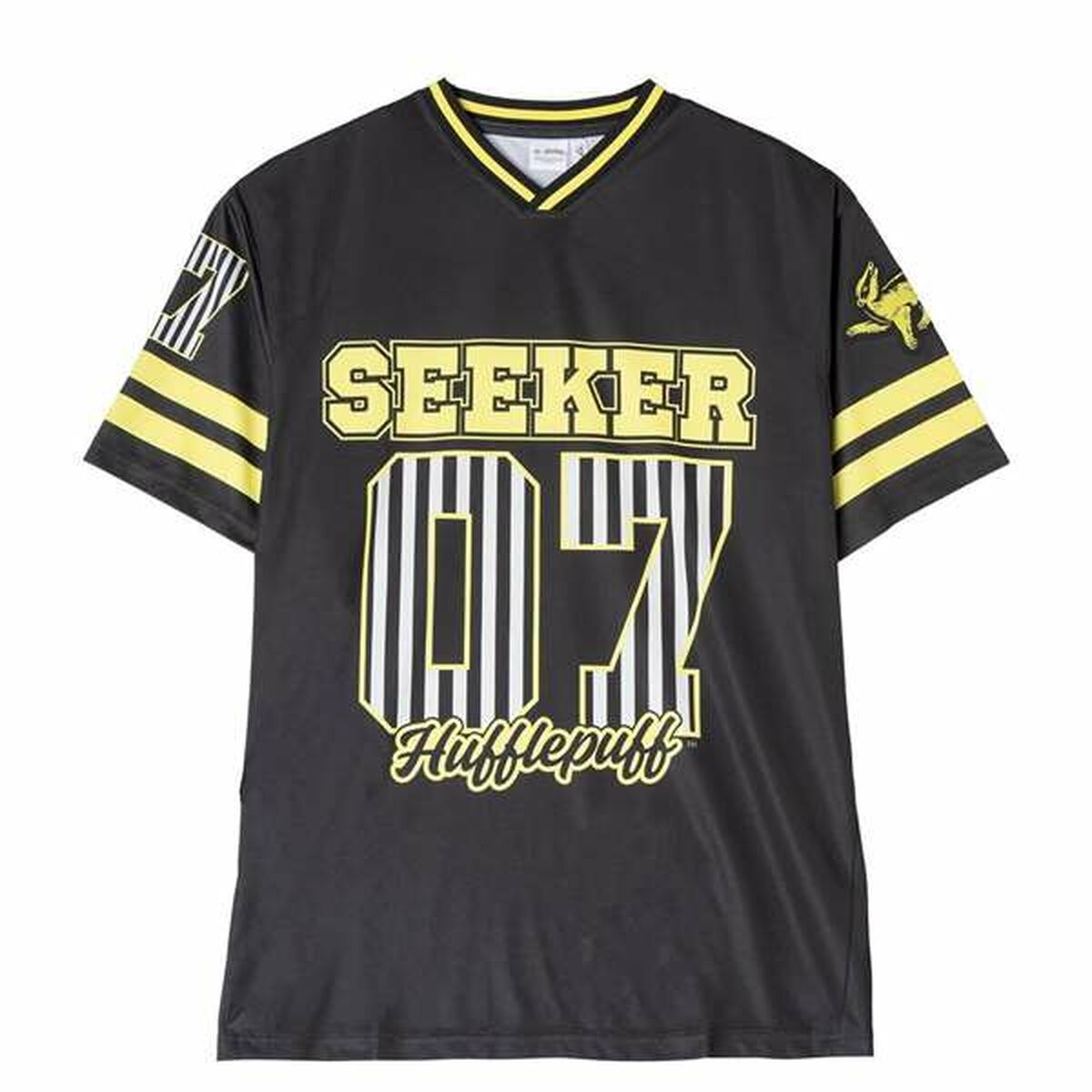 Maglia a Maniche Corte Uomo Harry Potter Hufflepuff Nero 2 S2454186_0