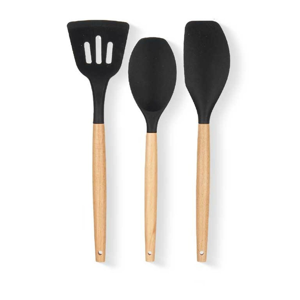 Set di Utensili da Cucina Kinvara KT190069 Legno Silicone (6 Unità) 4 S3629763_2