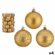 Set di palline di Natale Dorato PVC Ø 6 cm (4 Unità) 1 S3631465_0