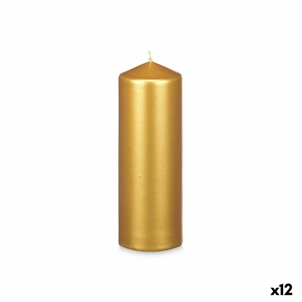 Candela Acorde 92540 Dorato 7 x 20 x 7 cm (12 Unità) 2 S3632205_0