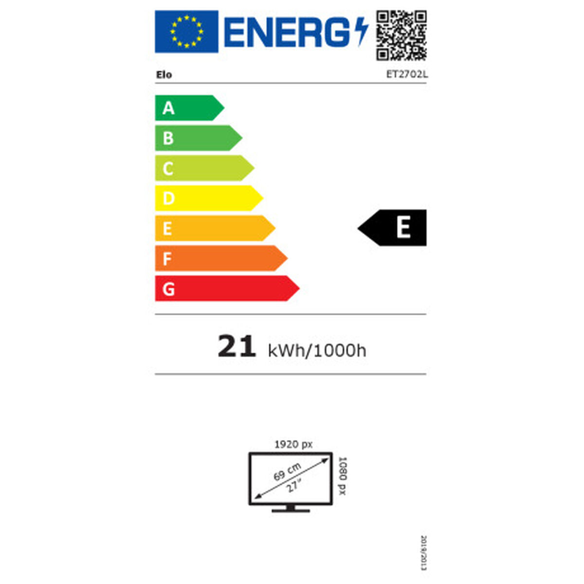 Monitor Elo Touch Systems Touchsystems 2702L 27" Full HD 50-60 Hz 5 S55005622_3