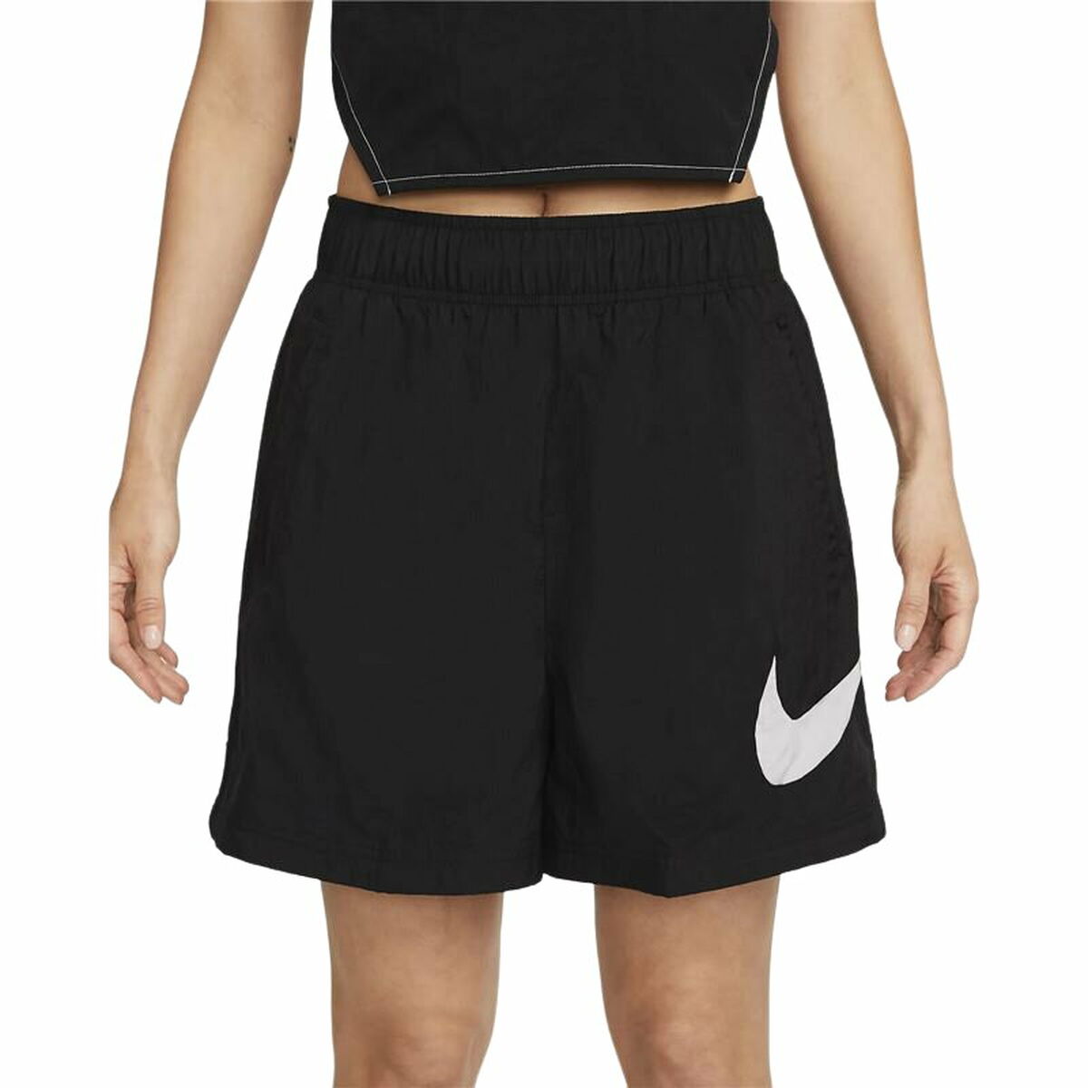 Pantaloncini Sportivi da Donna Nike Sportswear Essential Nero 2 S6485298_0