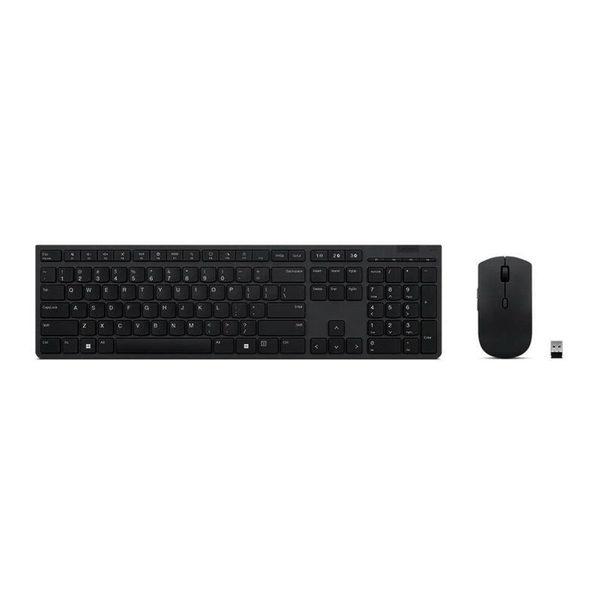 Tastiera e Mouse Wireless Lenovo SLIM COMBO II ES MC00011728 Nero Qwerty in Spagnolo 2 S77178220_0