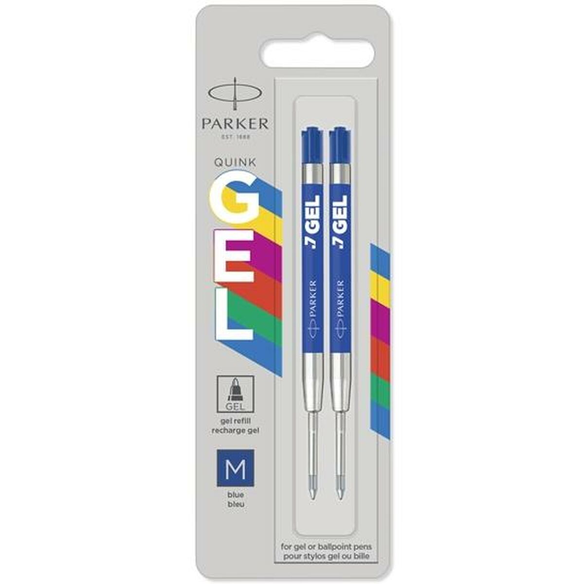 Cartuccia di ricambio per penna Parker Jotter 2 Pezzi Azzurro (12 Unità) 3 S8425089_1