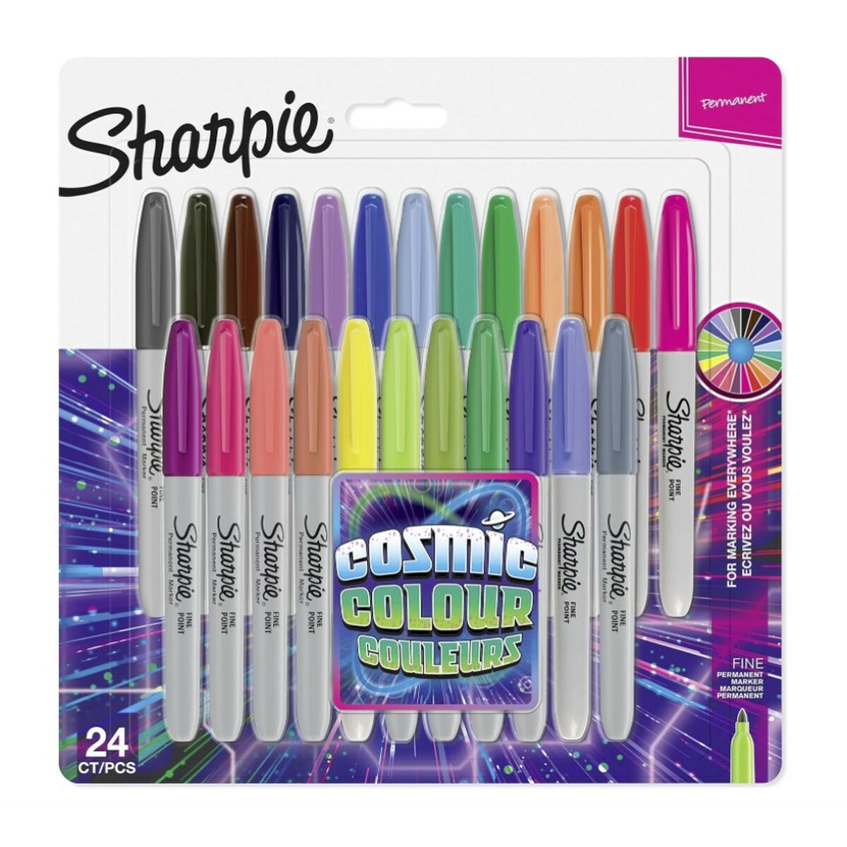 Set di Pennarelli Sharpie Cosmic Colour Multicolore (6 Unità) 3 S8434036_1
