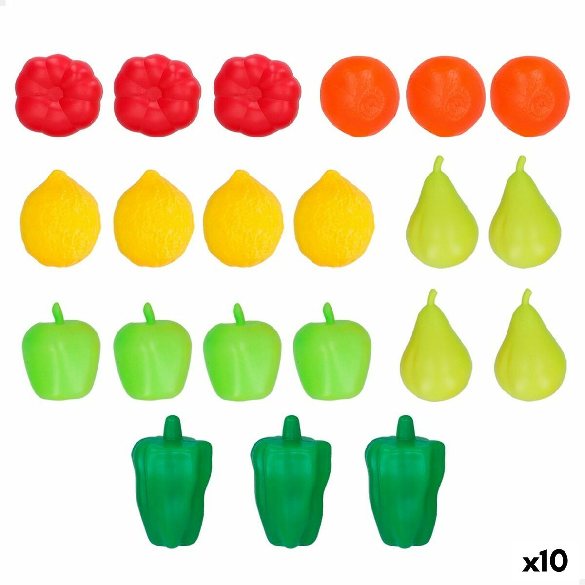 Set di Alimenti giocattolo Colorbaby 21 Pezzi (10 Unità) 2 S8900536_0