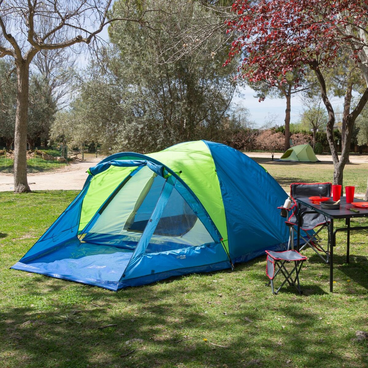 Tenda da Campeggio Aktive 240 x 130 x 330 cm (2 Unità) 4 S8905218_2