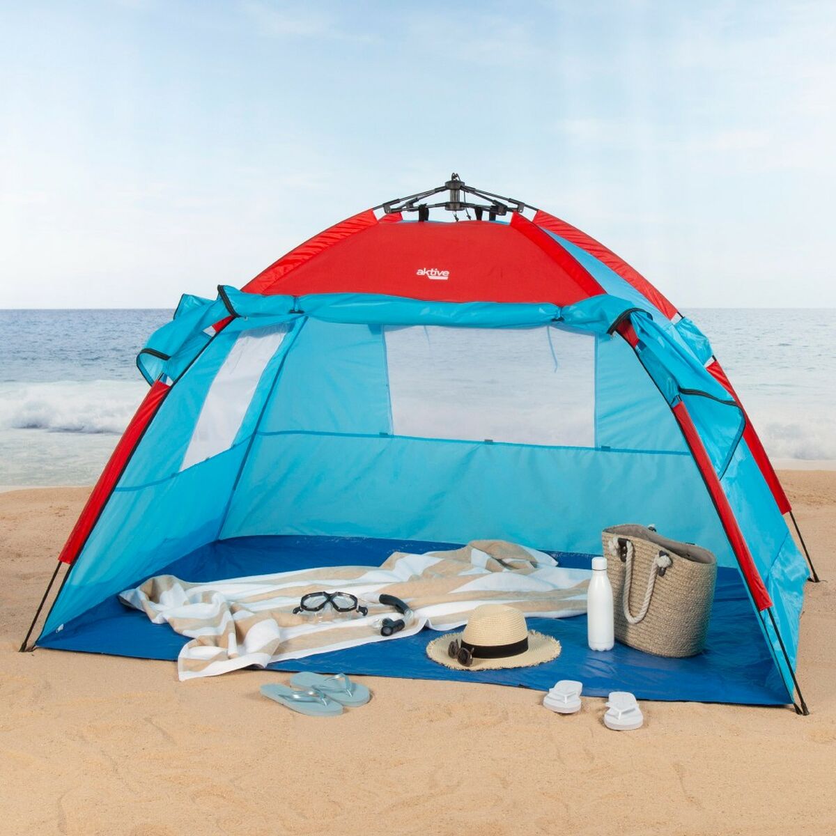 Tenda da Spiaggia Aktive Poliestere 213 x 120 x 133 cm 7 S8905418_5