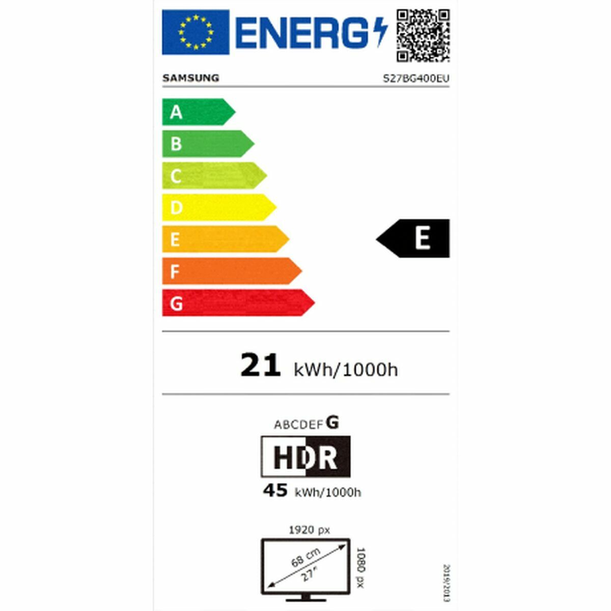 Monitor Samsung LS27BG400EUXEN Full HD 27" 240 Hz 7 S9912322_5
