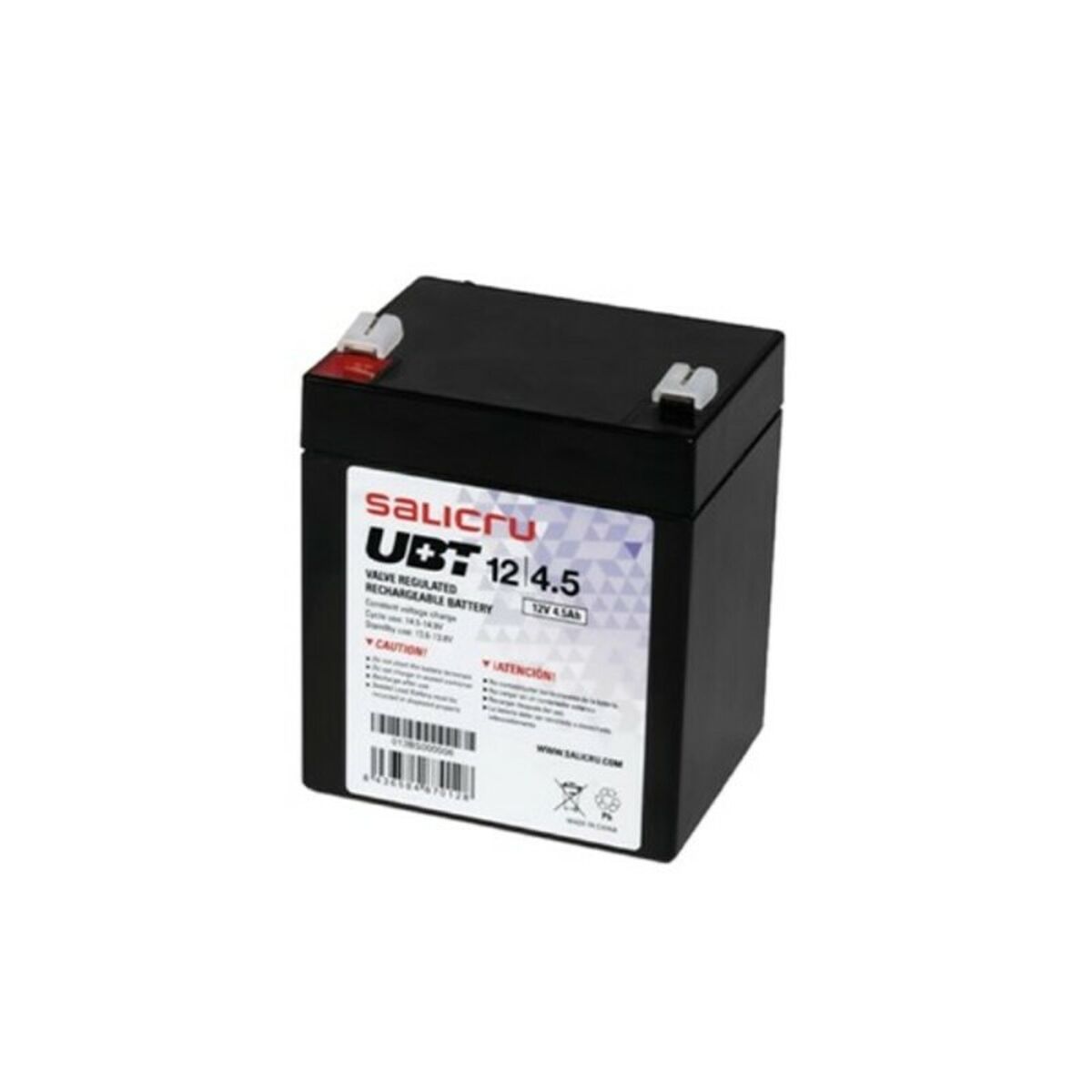 Batteria per Gruppo di Continuità UPS Salicru UBT 12/4,5 VRLA 4.5 Ah 12 V 2 S55075773_0