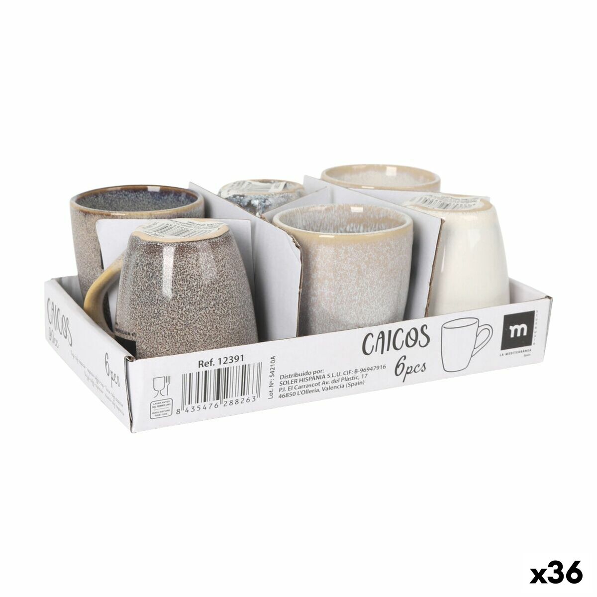 Tazza Mug Inde 90 ml (36 Unità) 2 S2237645_0