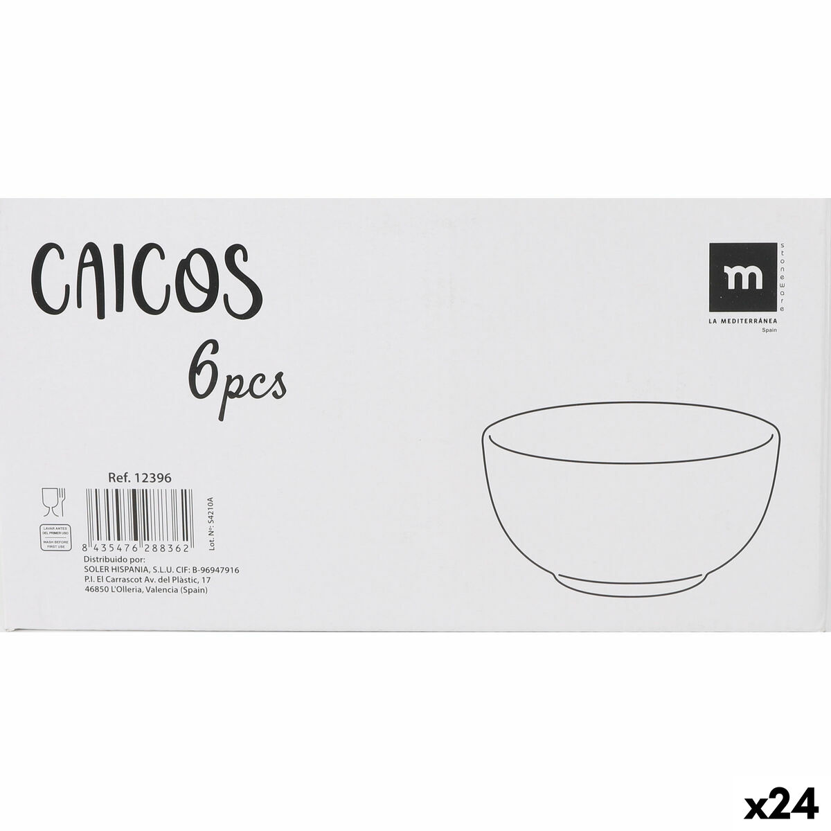 Ciotola Inde Ø 13,8 x 8 cm 700 ml (24 Unità) 5 S2237649_3