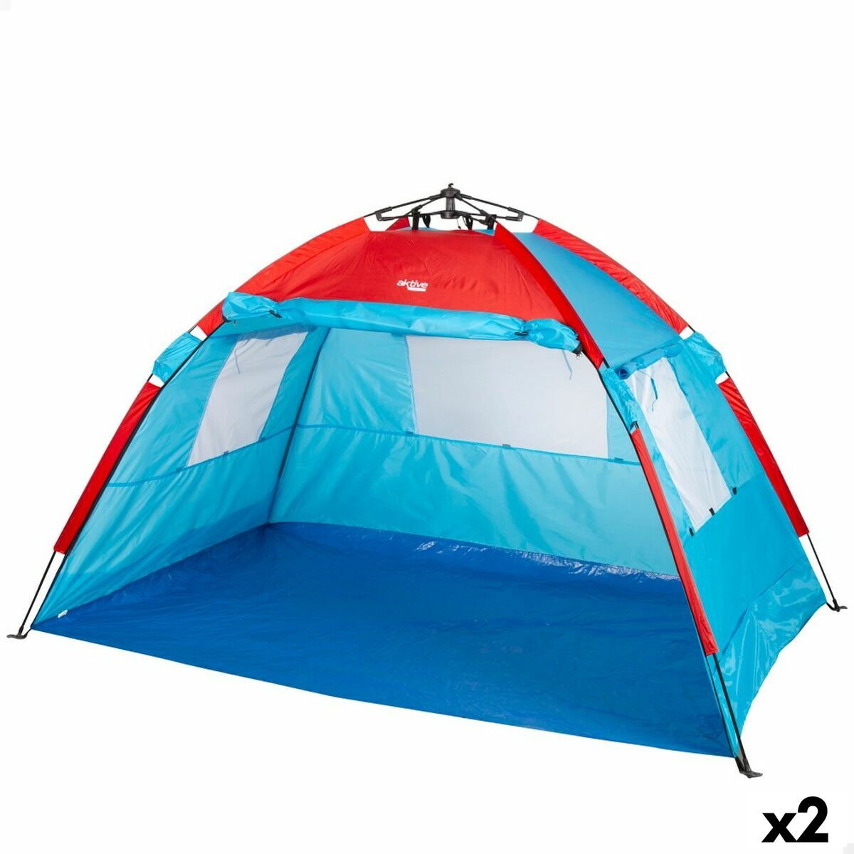 Tenda da Spiaggia Aktive Poliestere 213 x 120 x 133 cm 2 S8905418_0