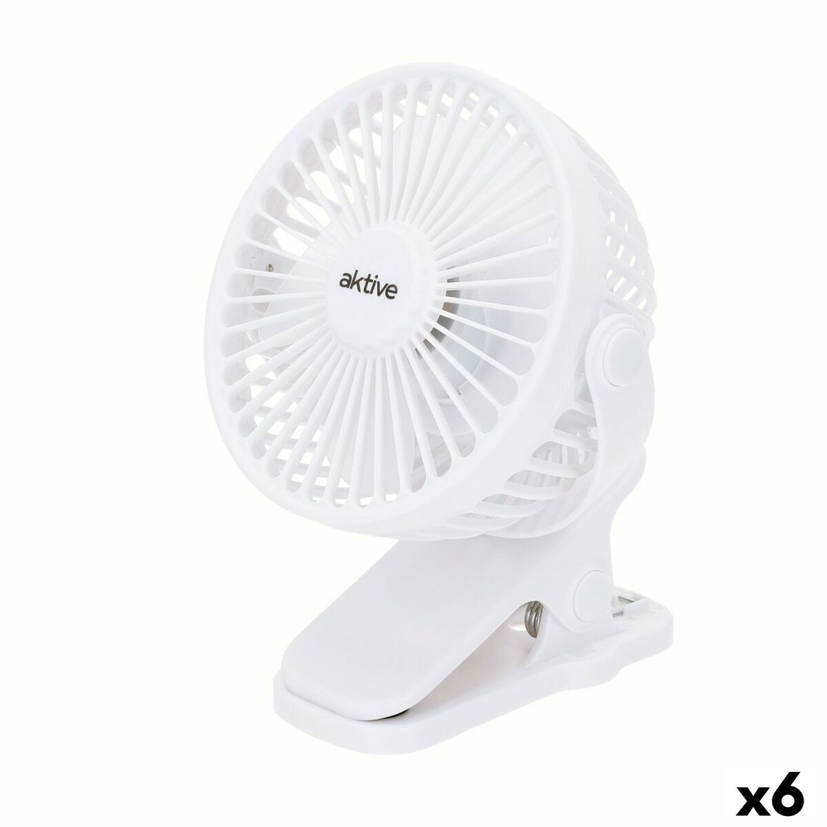 Ventilatore da Scrivania Ricaricabile Aktive (6 Unità) 2 S8905546_0