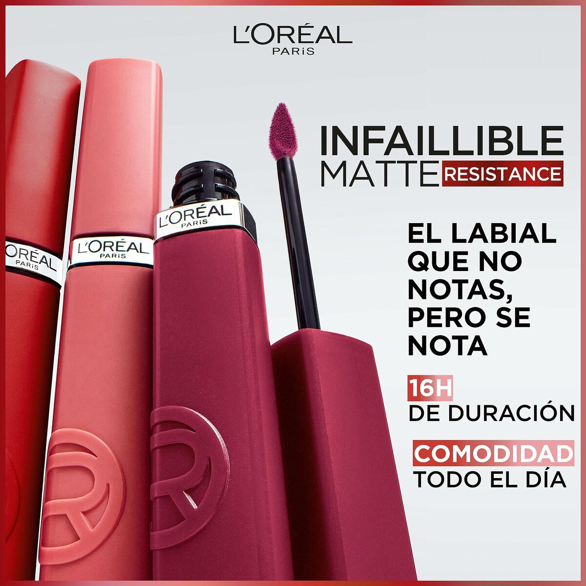 Rossetto liquido L'Oreal Make Up Infaillible Matte Resistance True Romance Nº 420 (1 Unità) 4 S05116701_2