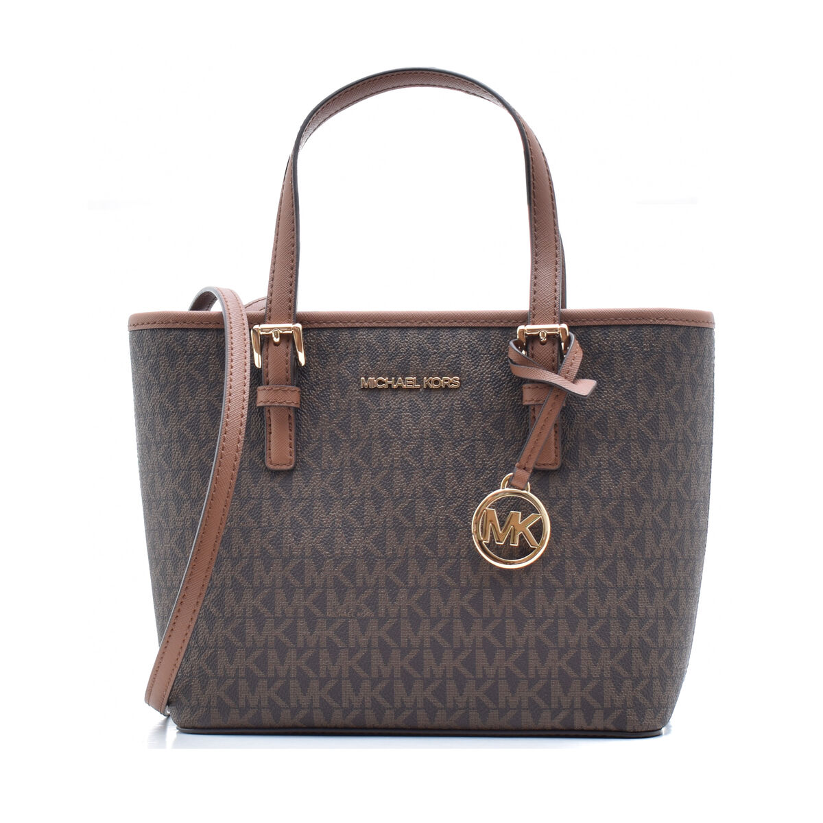 Borsa Donna Michael Kors 35T9GTVT0B-BROWN Marrone 22 x 18 x 10 cm 2 S0385082_0