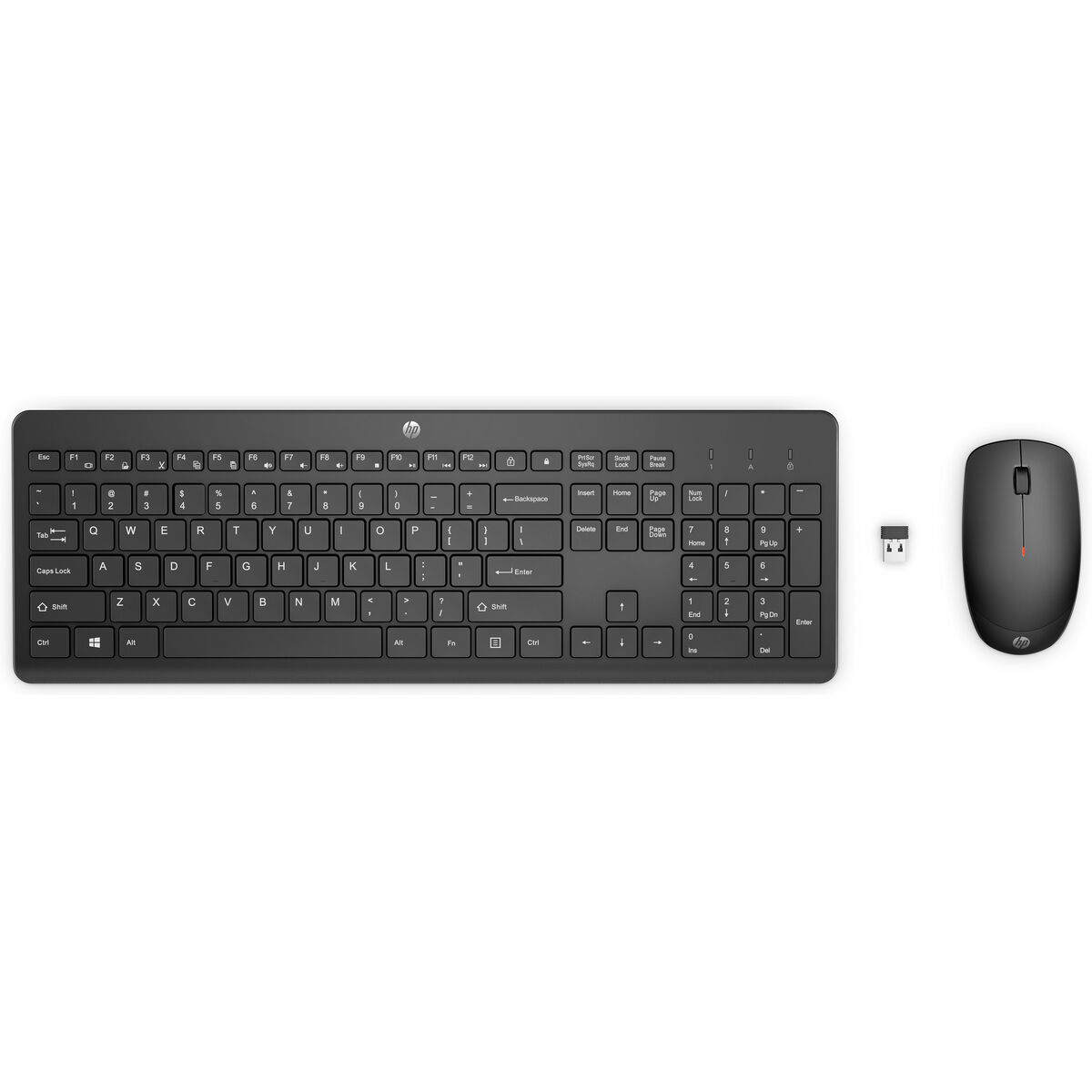 Tastiera e Mouse HP 18H24AA#ABE Nero QWERTY Qwerty US 2 M0509082_0
