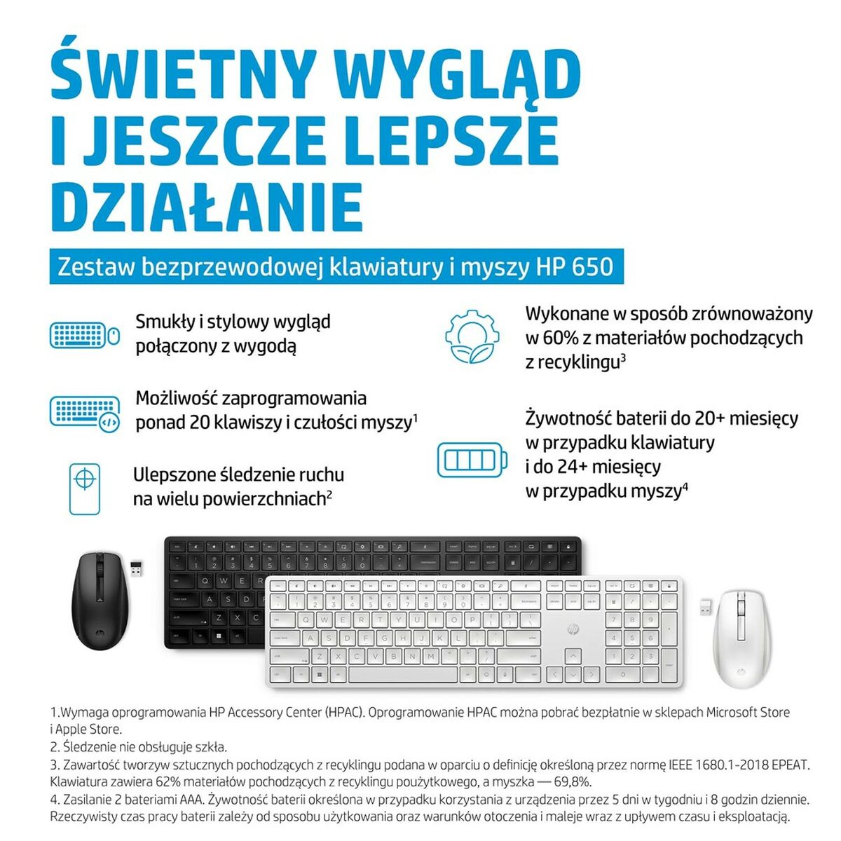 Tastiera e Mouse HP 4R013AA Nero Inglese Qwerty US 5 S9137777_3