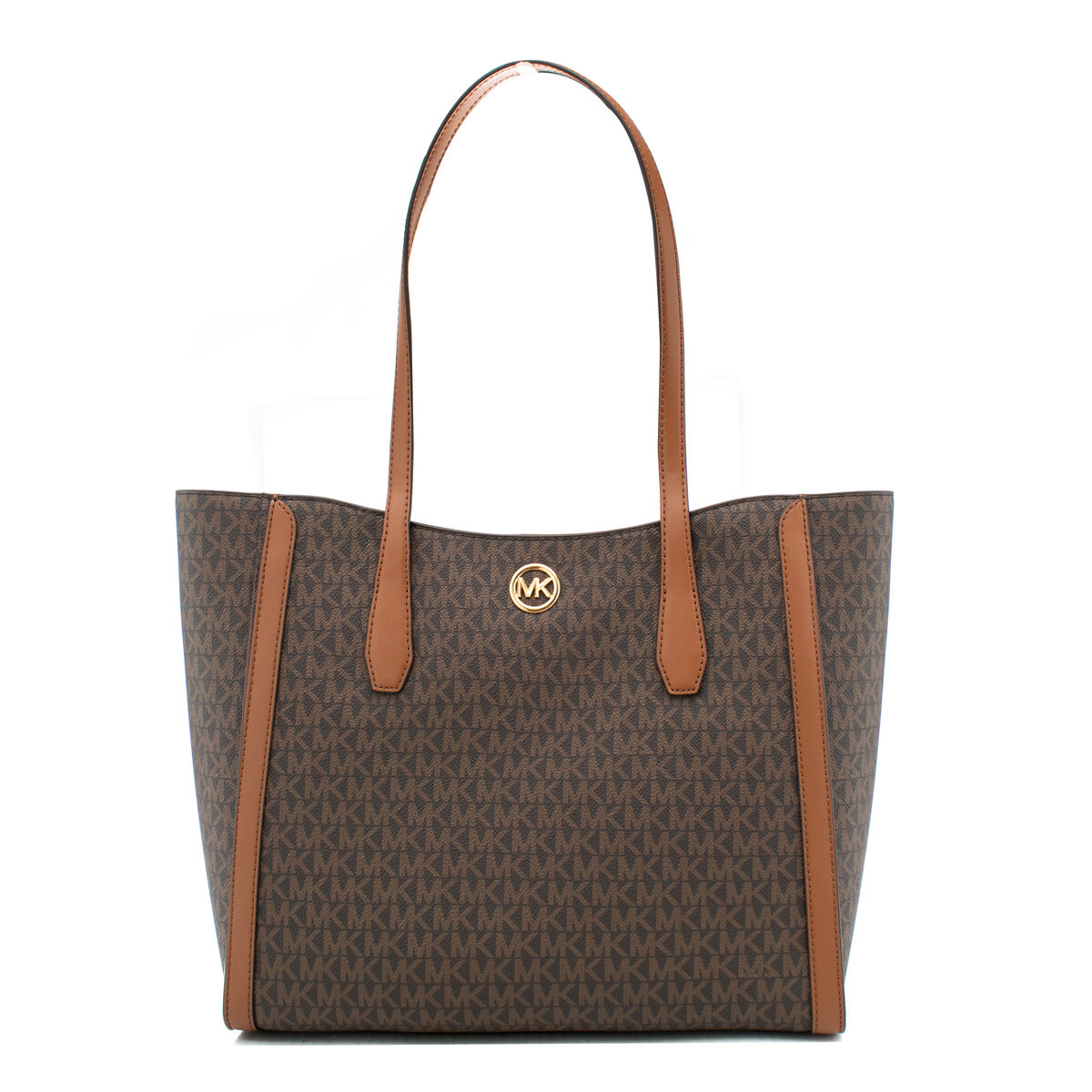 Borsa a Spalla Michael Kors Leida Marrone 34 x 29 x 12 cm 2 S0388889_0
