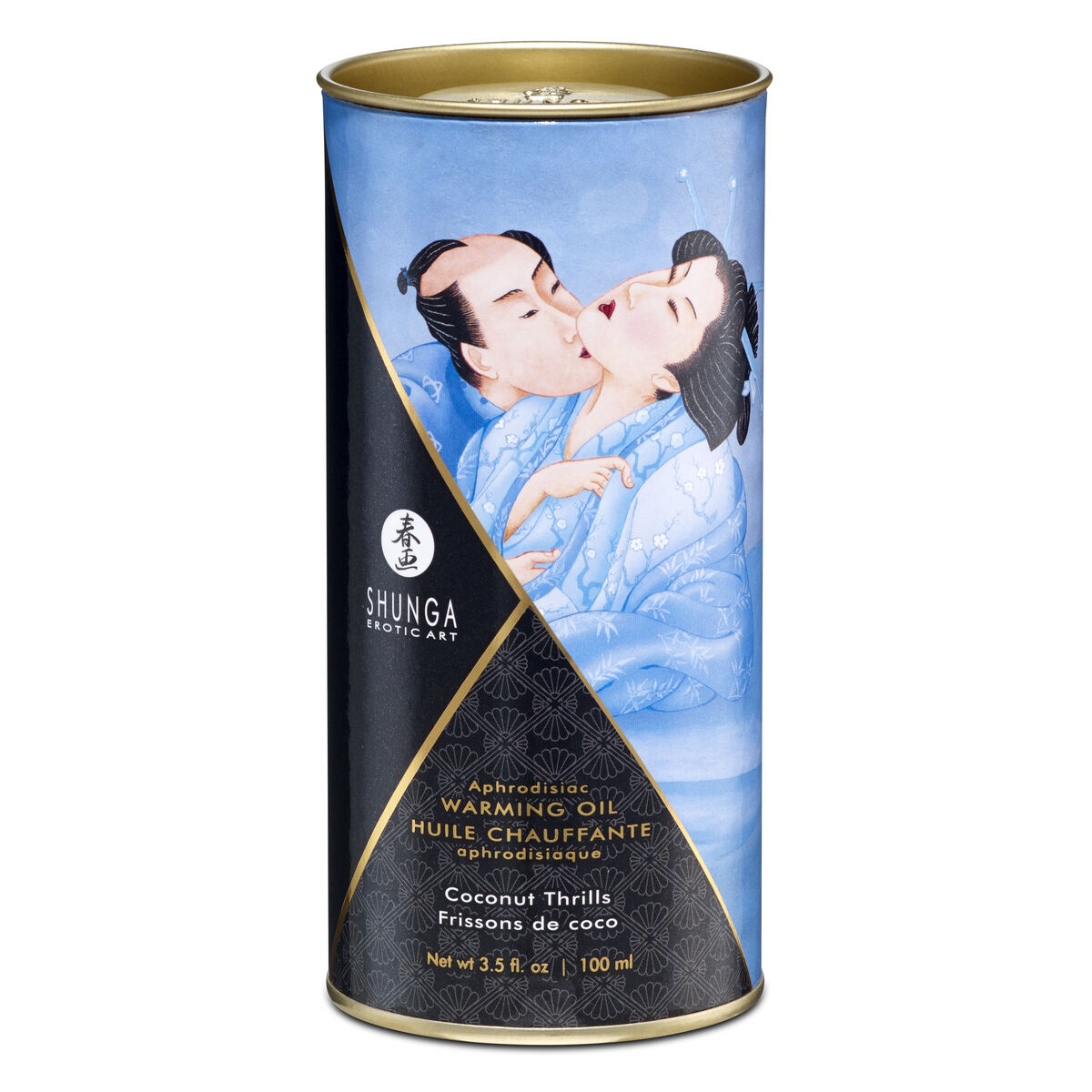 Olio per Massaggio Erotico Shunga SHU127-COCONUT 100 ml Cocco 4 M0406164_2