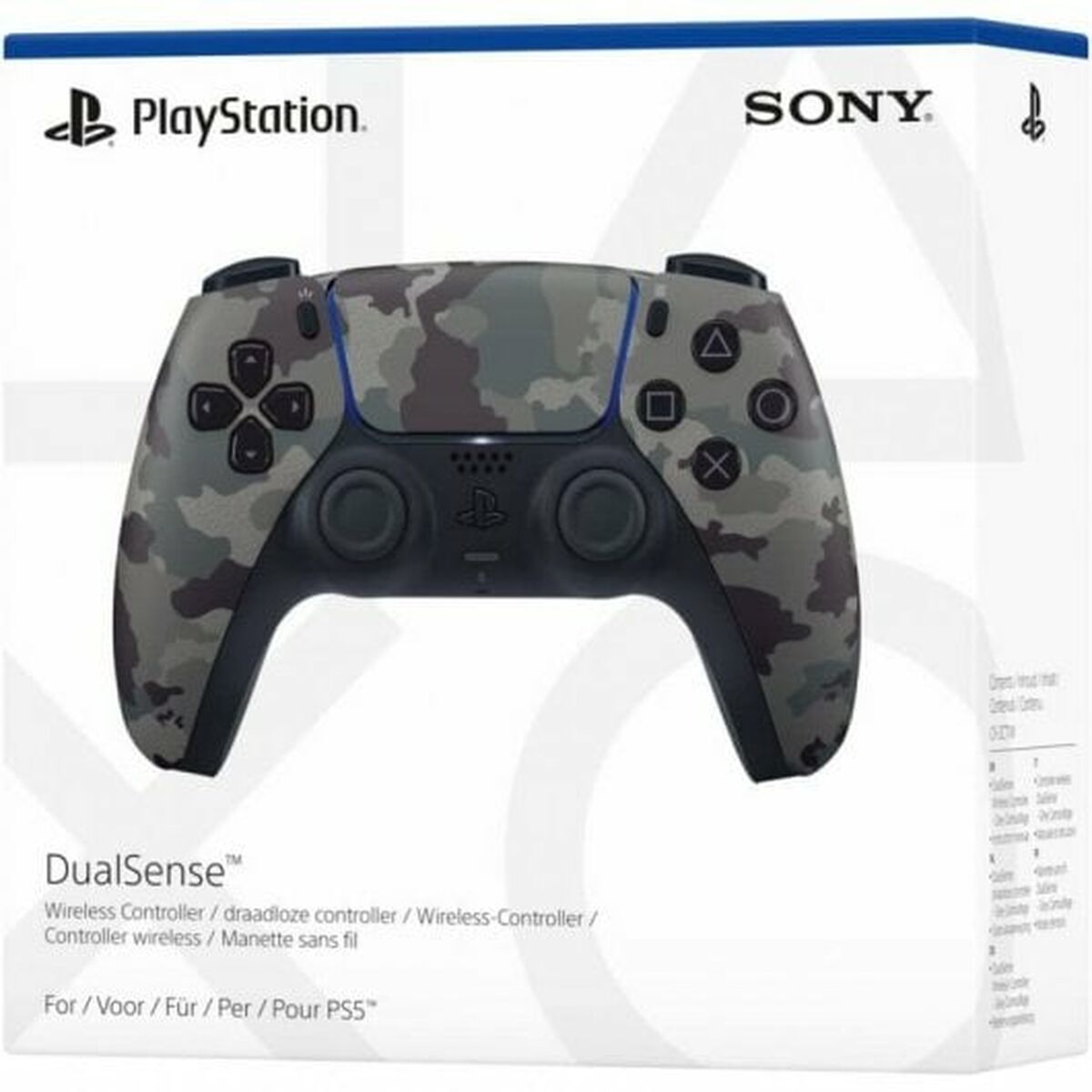 Controller per PS5 DualSense Sony CAMO V2 Grigio 3 S91109574_1