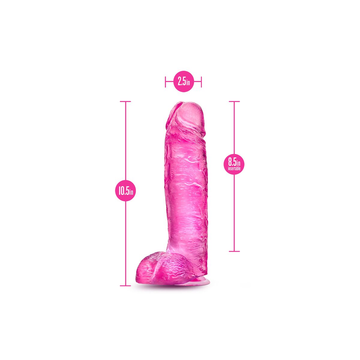 Dildo Realistico Blush B yours TPE Ø 6 cm (21,6 cm) 5 S9402511_3