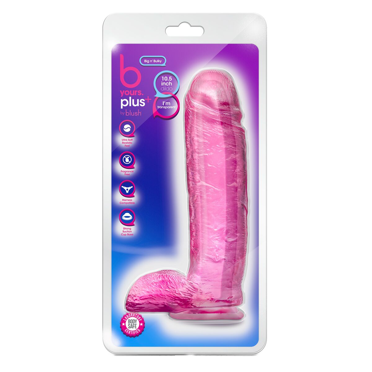Dildo Realistico Blush B yours TPE Ø 6 cm (21,6 cm) 7 S9402511_5