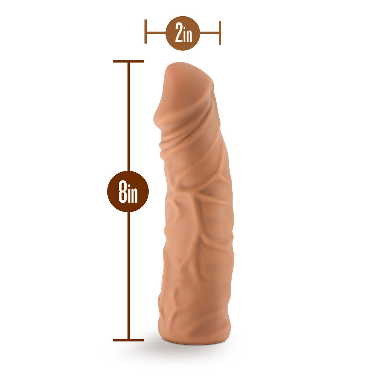Dildo Realistico Blush Lock On Silicone Ø 4,6 cm (19,6 cm) 4 S9402414_2