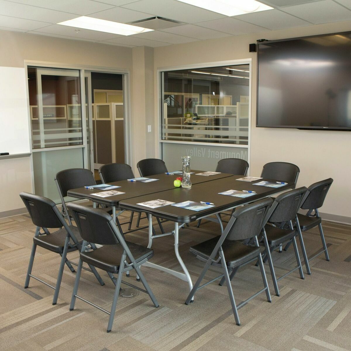 Tavolo Pieghevole Lifetime 182 x 73,5 x 76 cm 6 persone Rettangolare Acciaio Plastica 4 S2433787_2