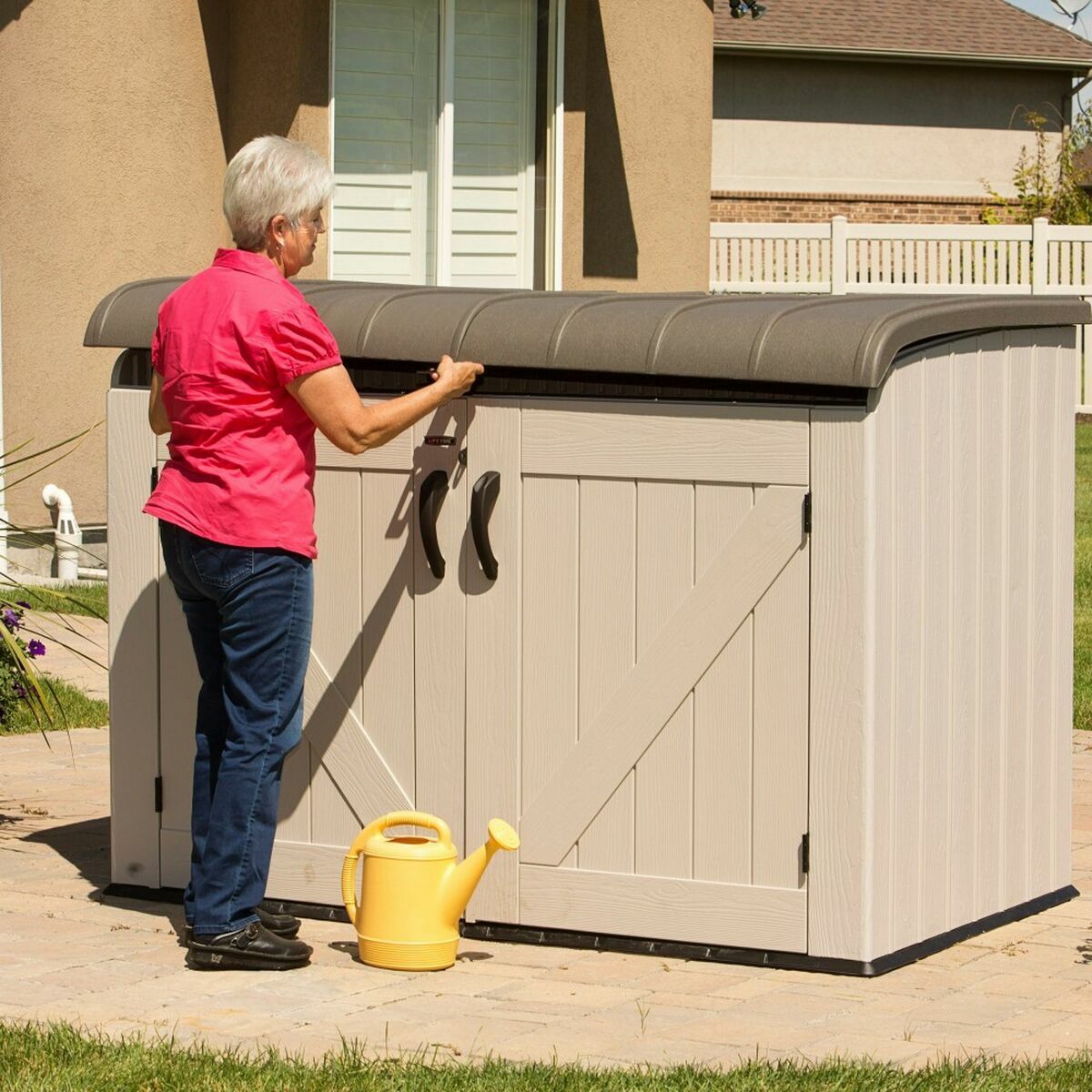 Armadio Lifetime Esterno Orizzontale Acciaio Plastica 190 x 106 x 131 cm 5 S2433550_3