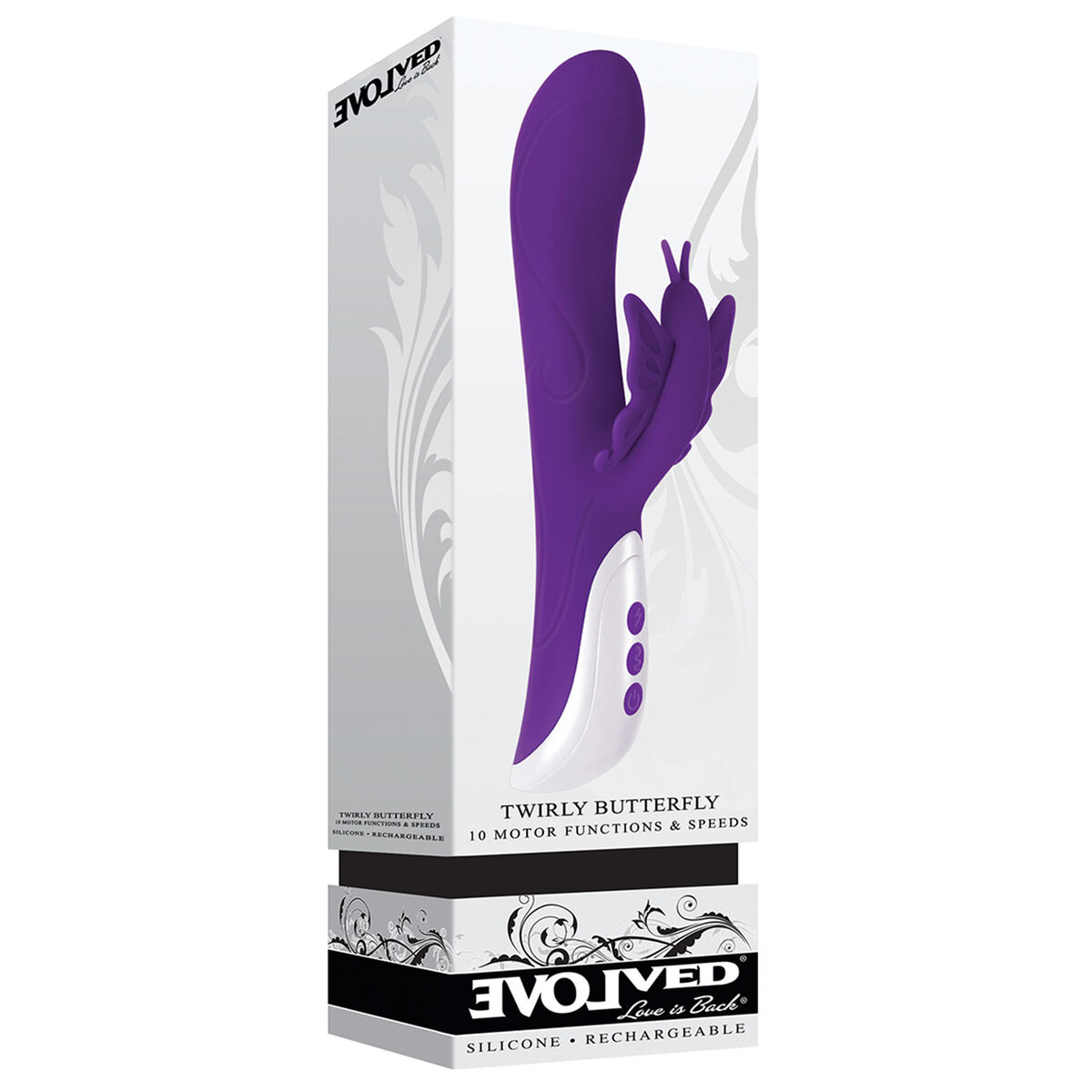Vibratore per il Punto-G Evolved Viola Farfalla 9 S9404910_7