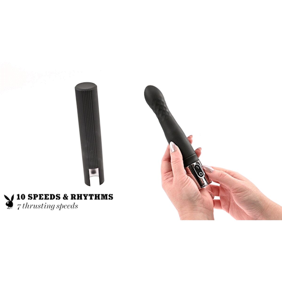 Vibratore Playboy Nero 13 S9406246_11