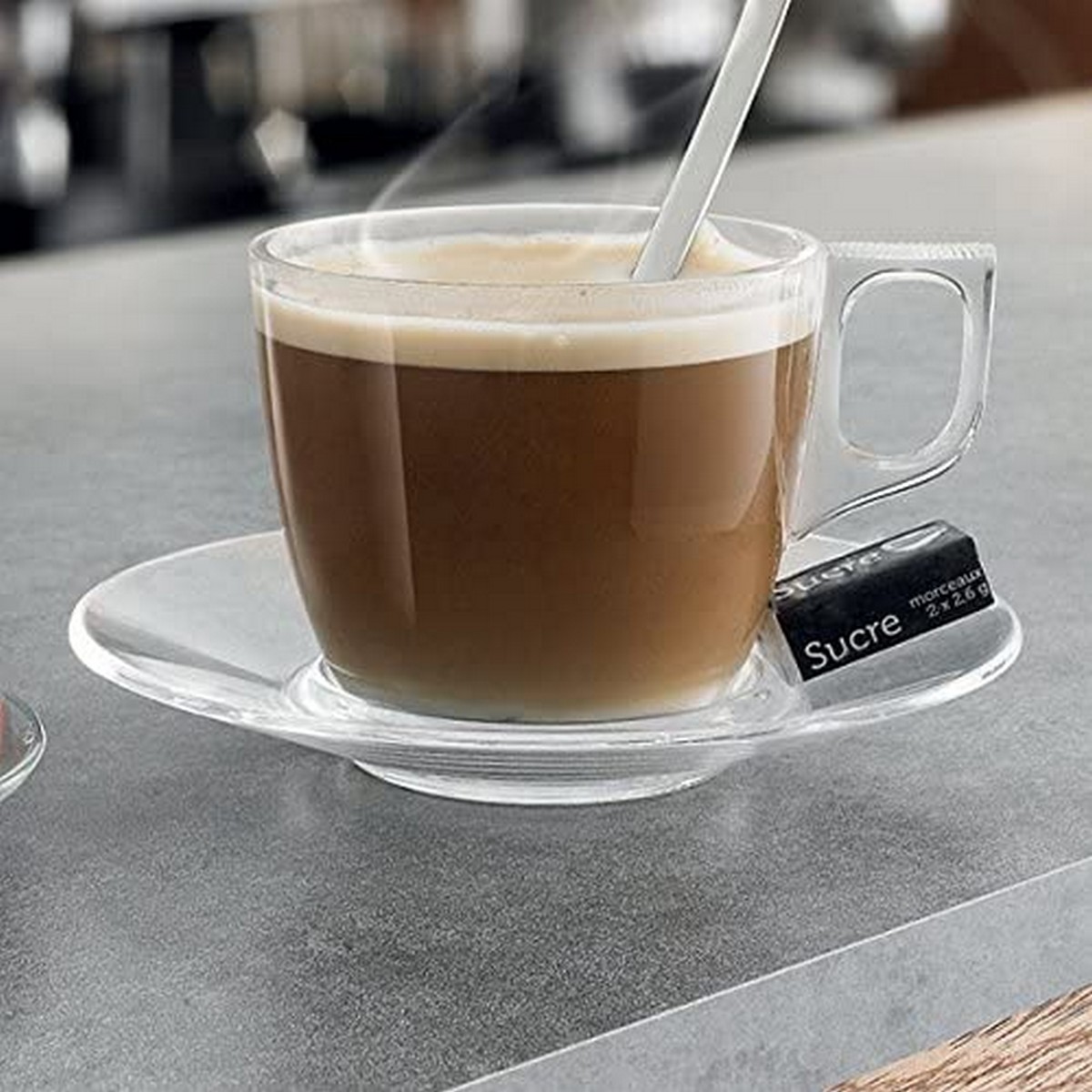 Set di piatti Arcoroc Aroma Vetro 14 cm Caffè 6 Pezzi 6 S2705771_4