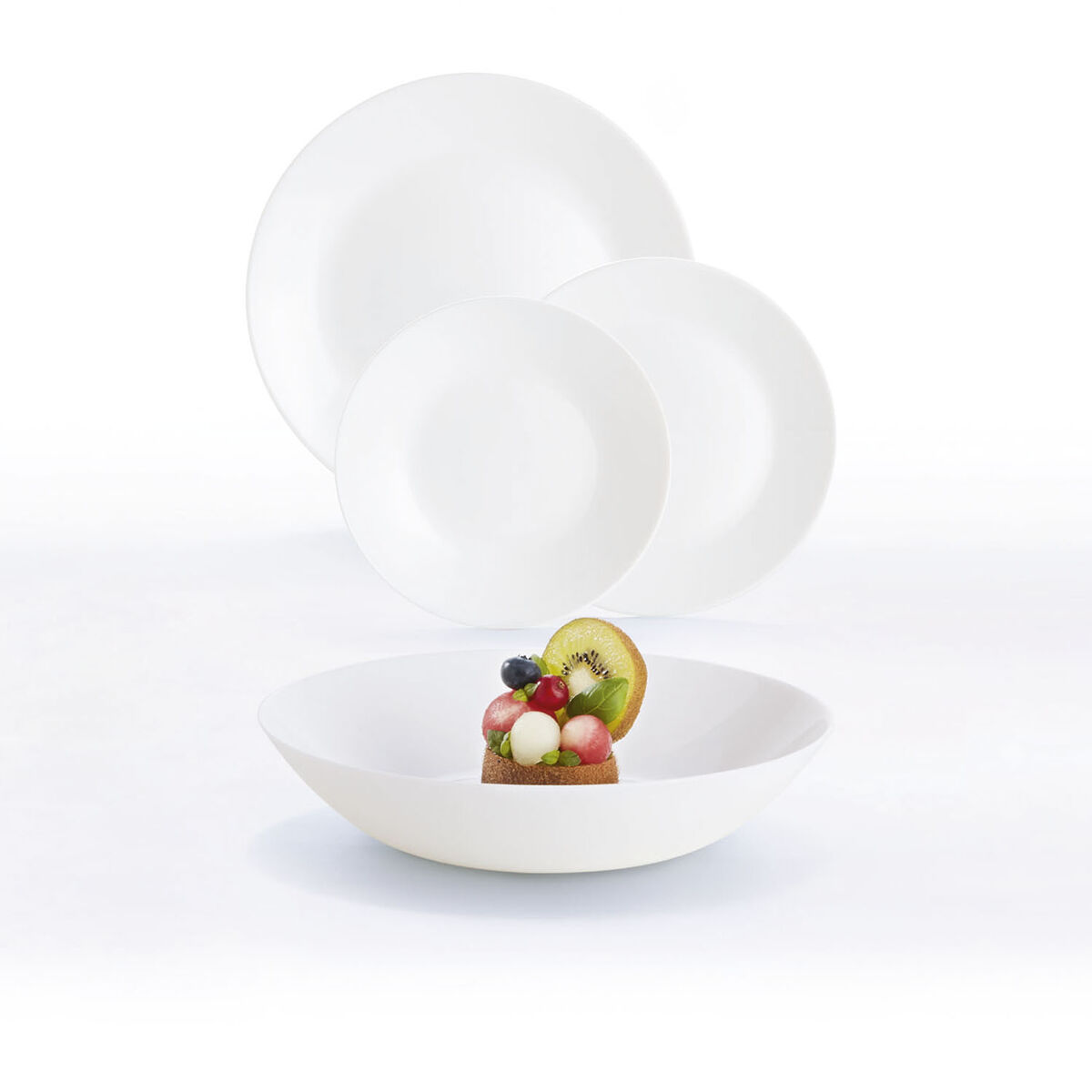 Set di Stoviglie Luminarc 12004 Bianco Vetro 18 Pezzi 4 S2710478_2