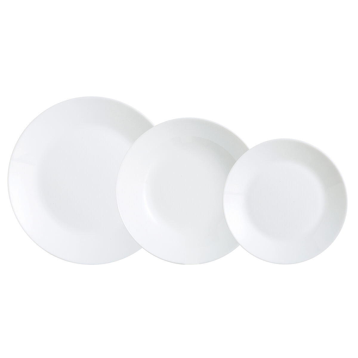 Set di Stoviglie Luminarc 12004 Bianco Vetro 18 Pezzi 2 S2710478_0
