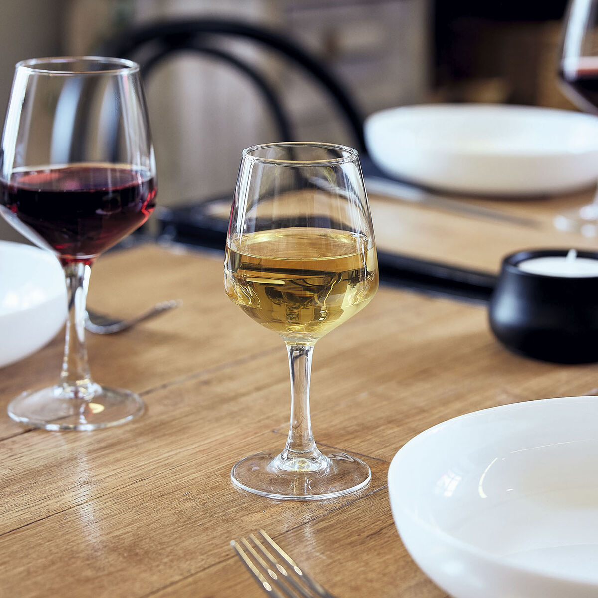 Set di calici da vino Arcoroc Silhouette Trasparente Vetro 190 ml Vino (6 Unità) 4 S2711233_2