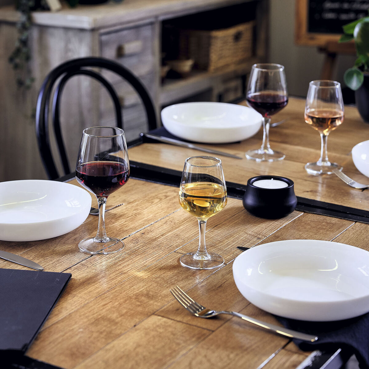 Set di calici da vino Arcoroc Silhouette Trasparente Vetro 190 ml Vino (6 Unità) 5 S2711233_3