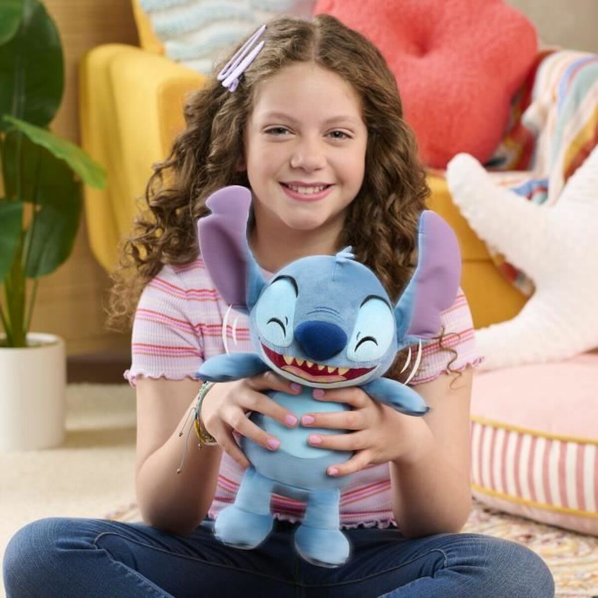 Peluche Stitch Laughs and Trembles 25 cm Multicolore 6 S71010170_4
