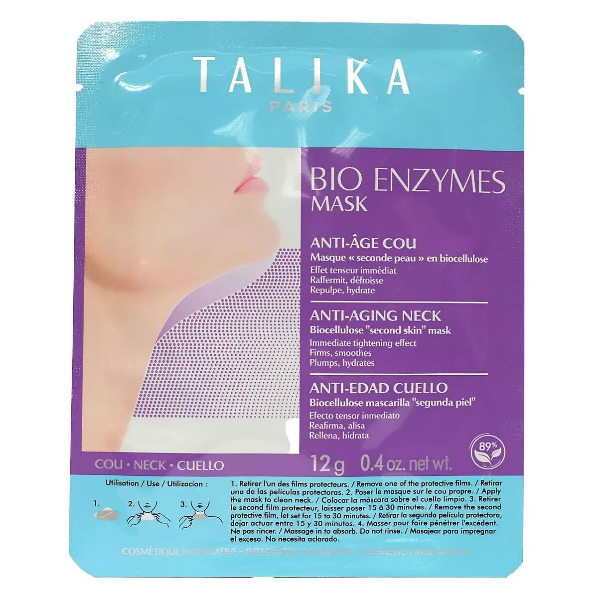 Maschera Talika Bio Enzymes 12 g Antietà Colletto 2 M0121954_0