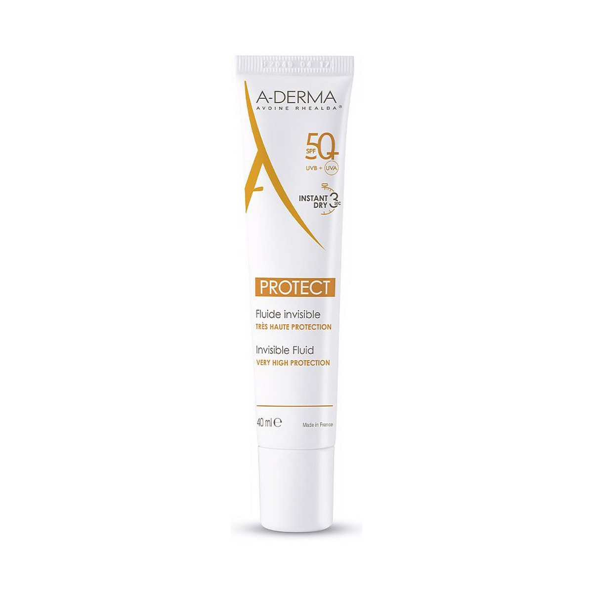 Protezione Solare Viso A-Derma Protect Fluide Invisible SPF 50+ (40 ml) 2 S0596873_0