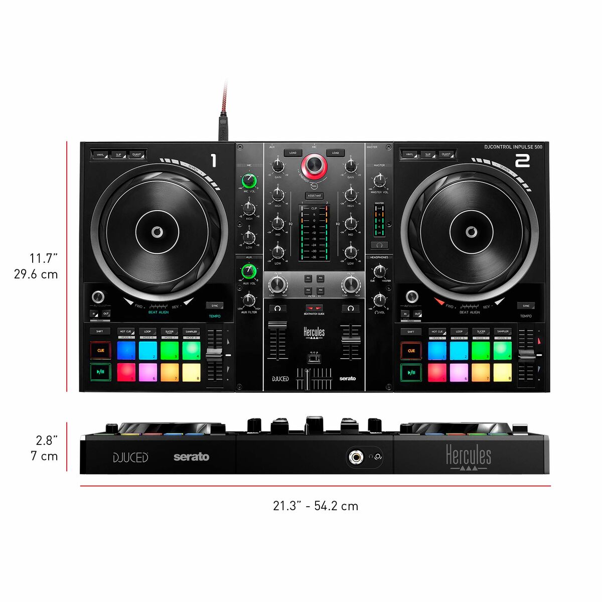 Controllo DJ Hercules INPULSE 500 4 S7151029_2