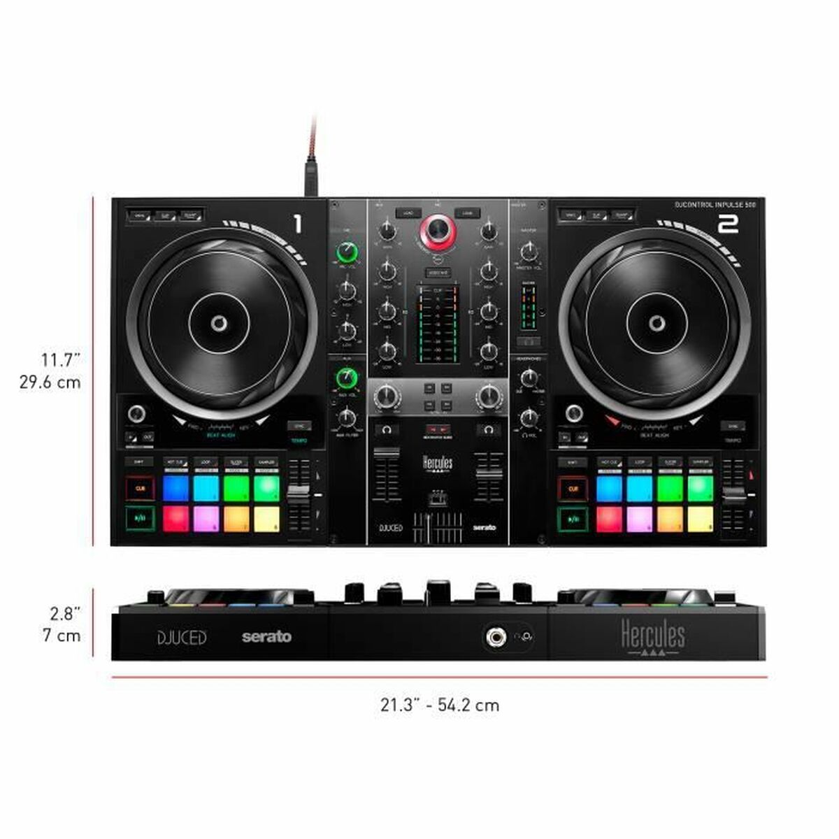 Controllo DJ Hercules INPULSE 500 3 S7151029_1