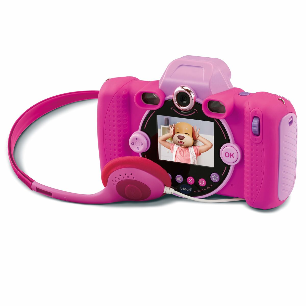 Macchina fotografica giocattolo per bambini Vtech Kidizoom Duo DX Rosa 3 S2435785_1