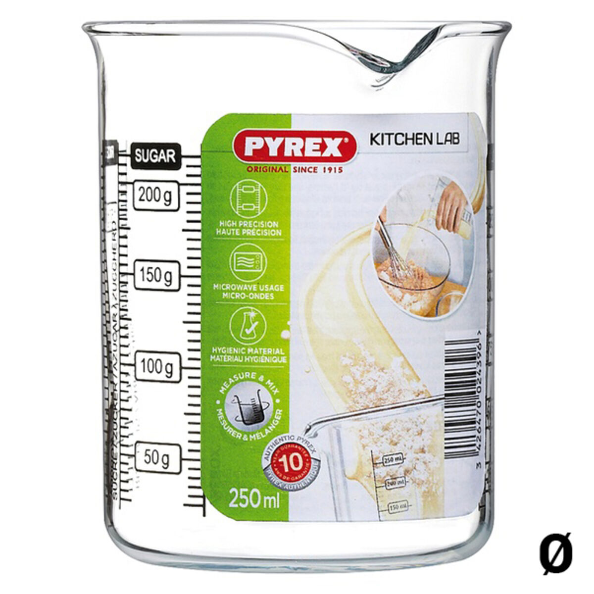 Bicchiere dosatore Pyrex Kitchen Lab Vetro 4 S2701928_2