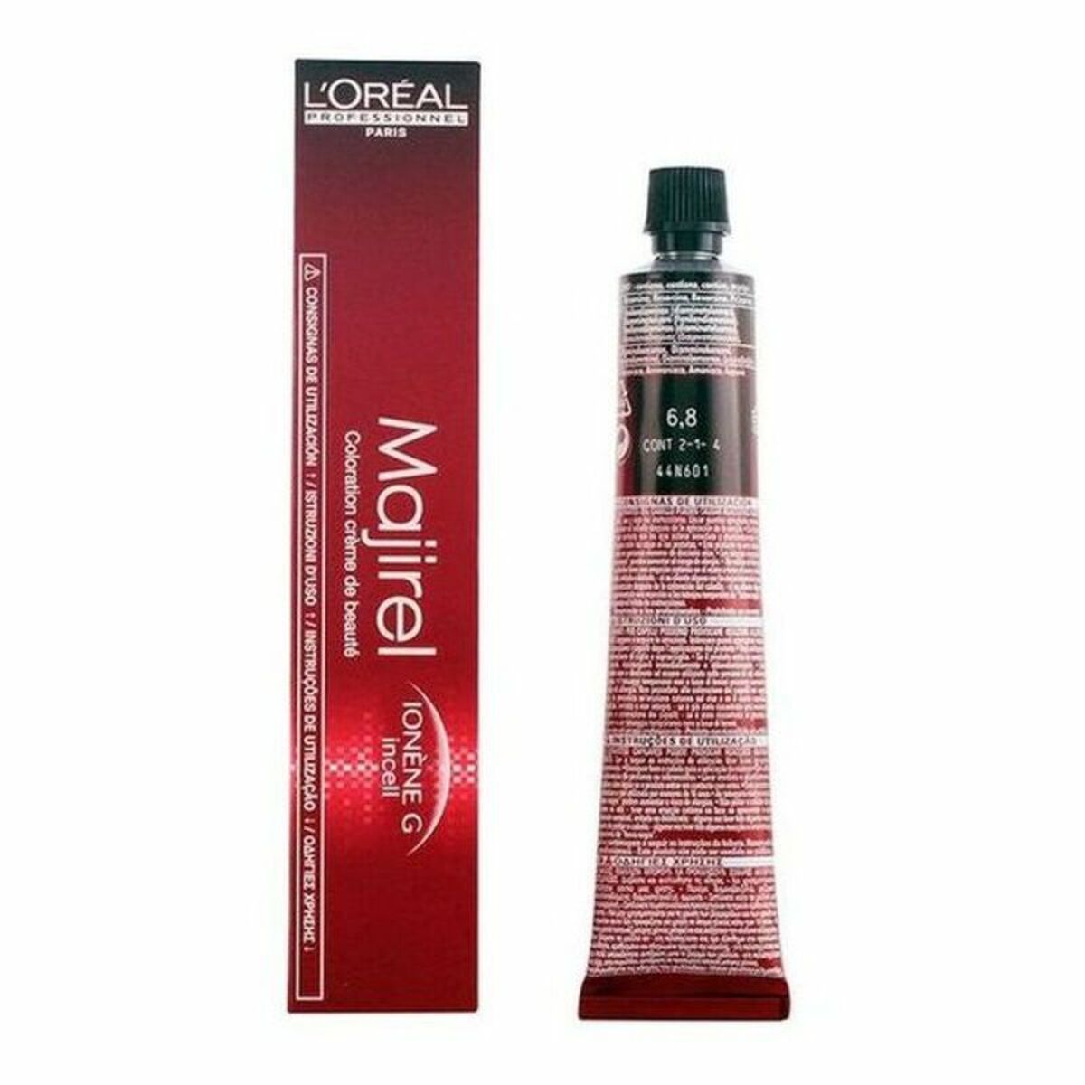 Tintura Permanente Majirel L'Oreal Professionnel Paris Majirel (50 ml) Nº 6,8 50 ml 2 S0530653_0