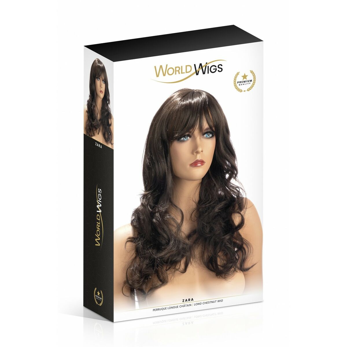 Accesorio Erotico World Wigs Zara Marrone Parrucca 3 M0402637_1