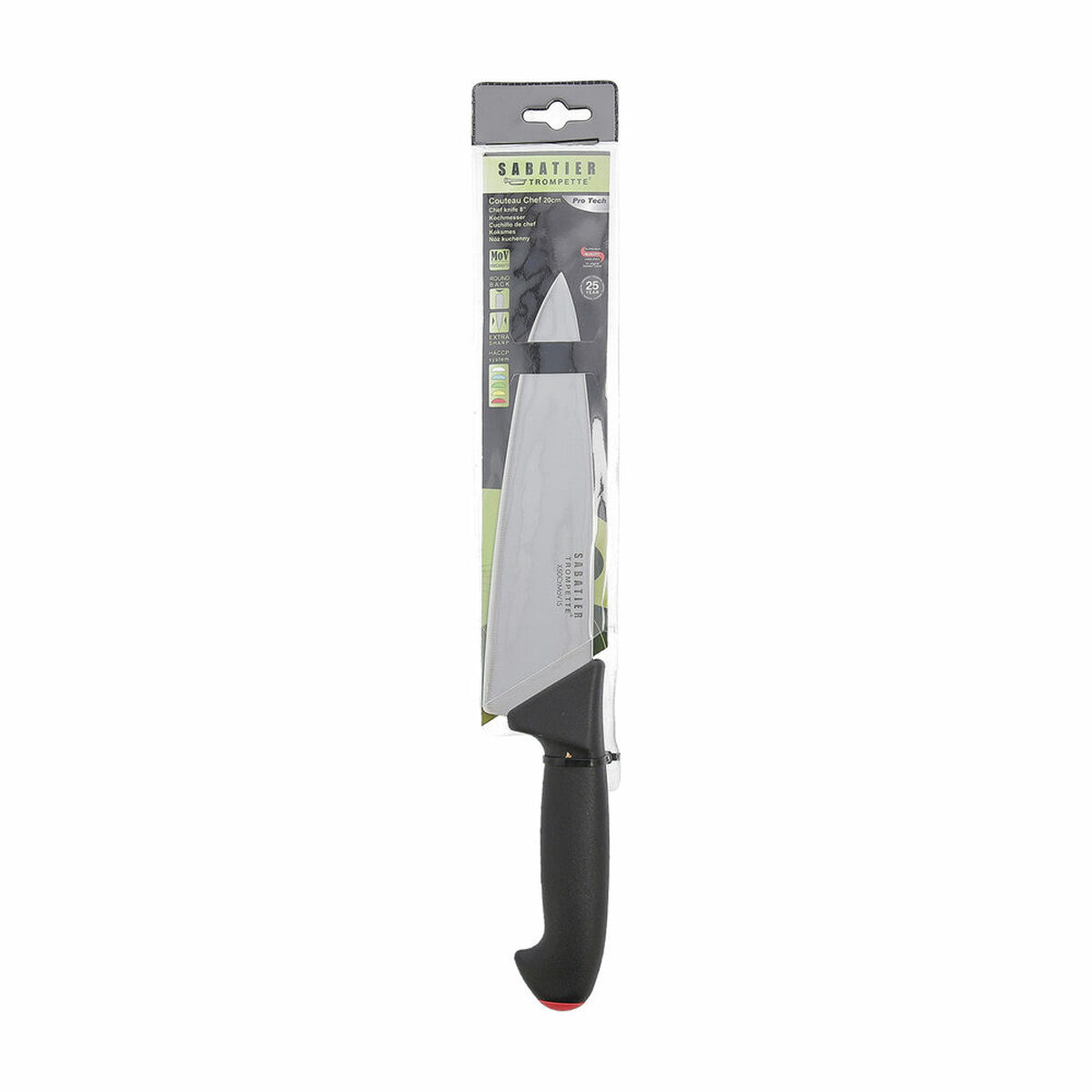 Coltello da chef Sabatier Pro Tech Acciaio Metallo 20 cm (Pack 6x) 4 S2704724_2
